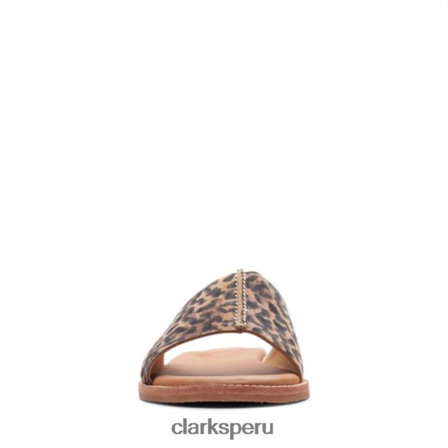 estampado de leopardo clarks karsea mule estampado de leopardo unisexo Clarks 40N4LX6384 estampado de leopardo