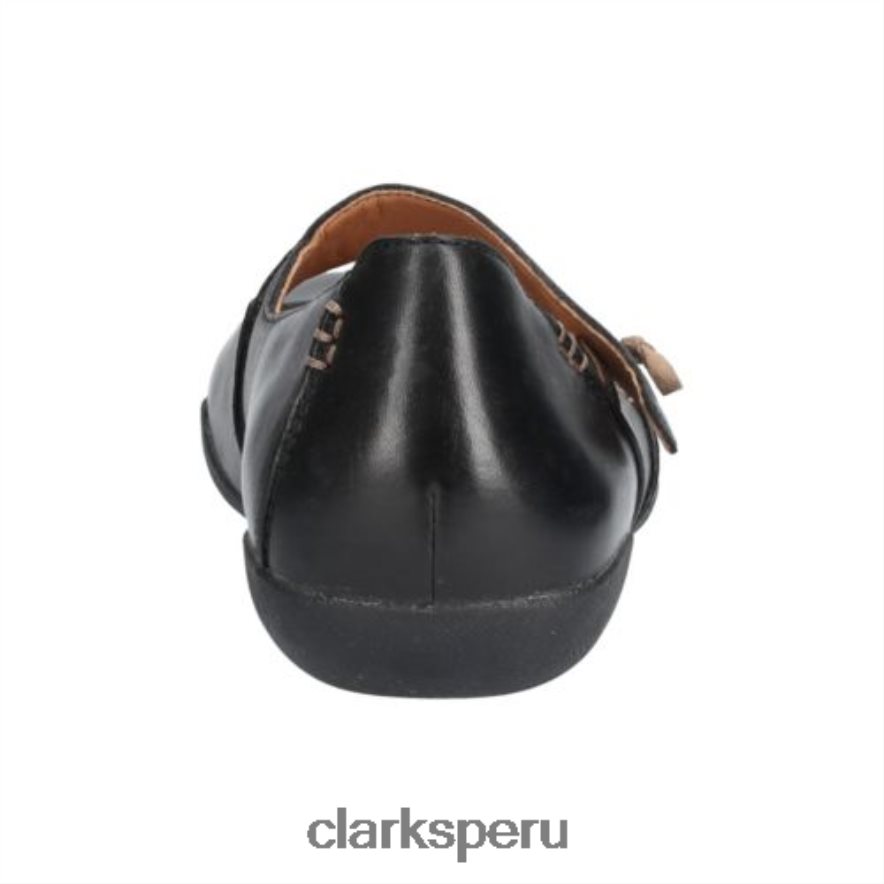 felicia ciruela clarks cuero negro unisexo Clarks 40N4LX4069 cuero negro