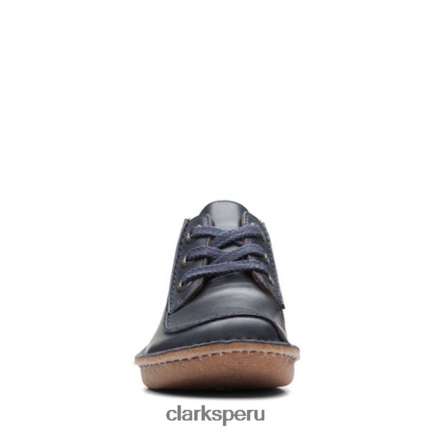 fun ny dream cuero azul marino clarks cuero azul marino unisexo Clarks 40N4LX5087 cuero azul marino