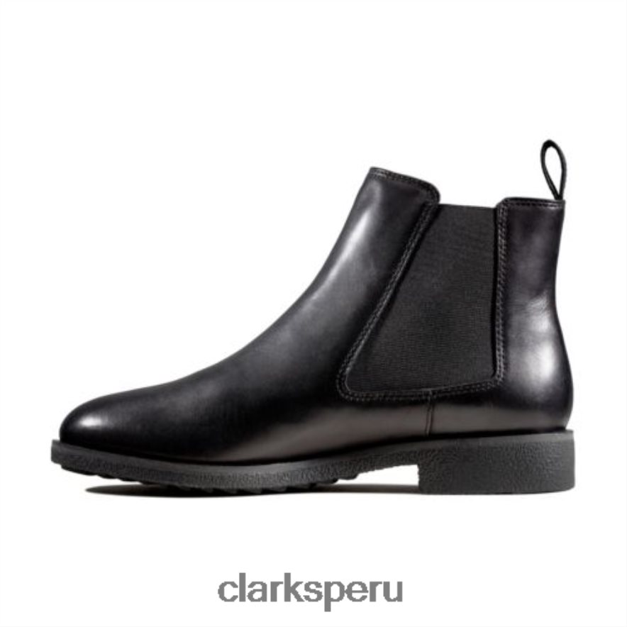 griff plaza clarks cuero negro unisexo Clarks 40N4LX4199 cuero negro