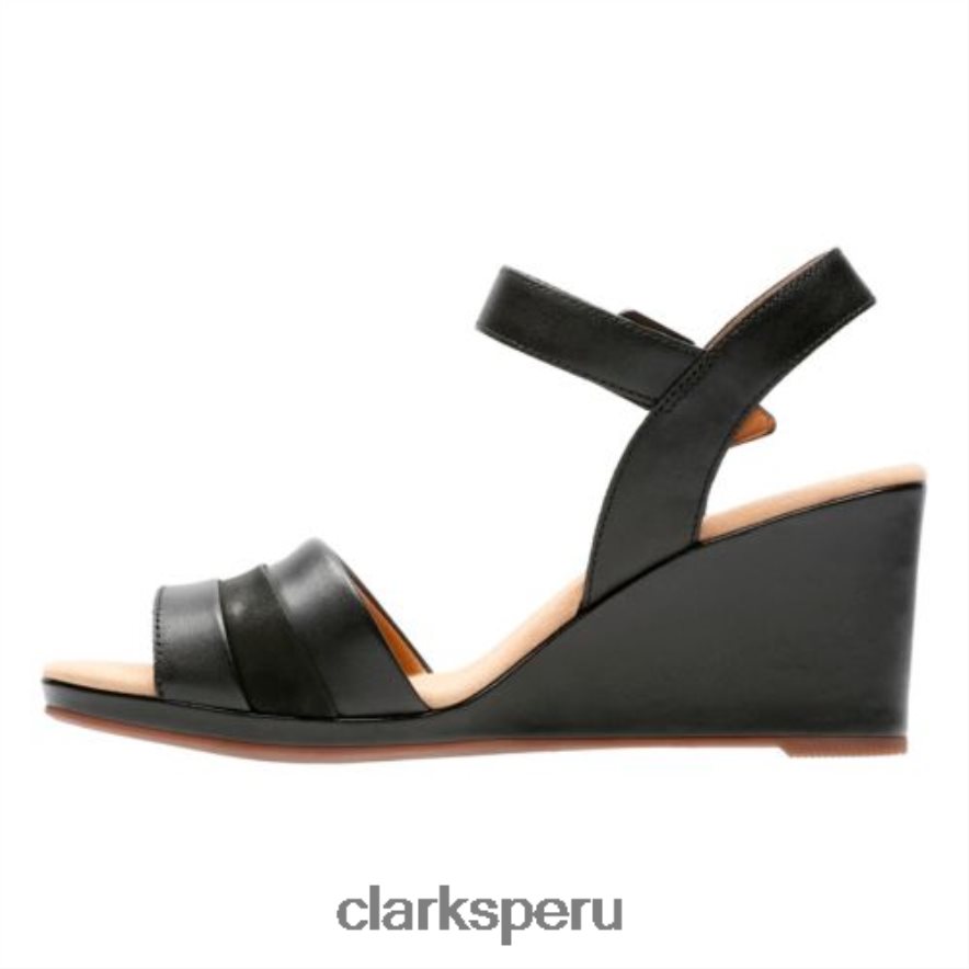 lafley aletha clarks cuero negro unisexo Clarks 40N4LX4285 cuero negro