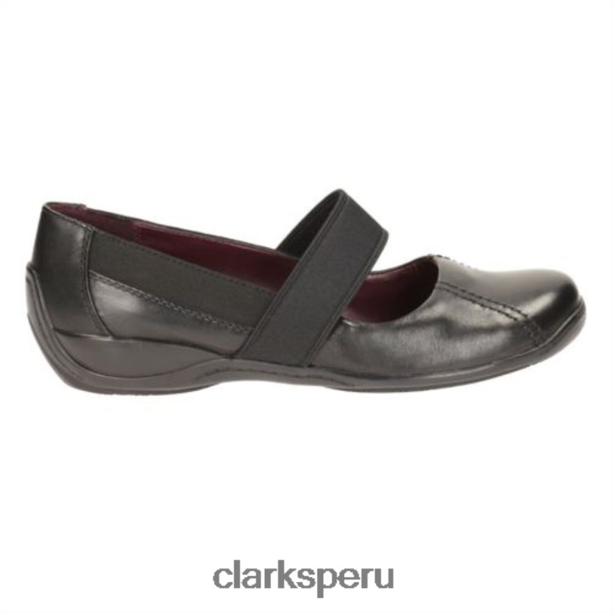 molinillo de café de cuero negro clarks unisexo Clarks 40N4LX4084 cuero negro