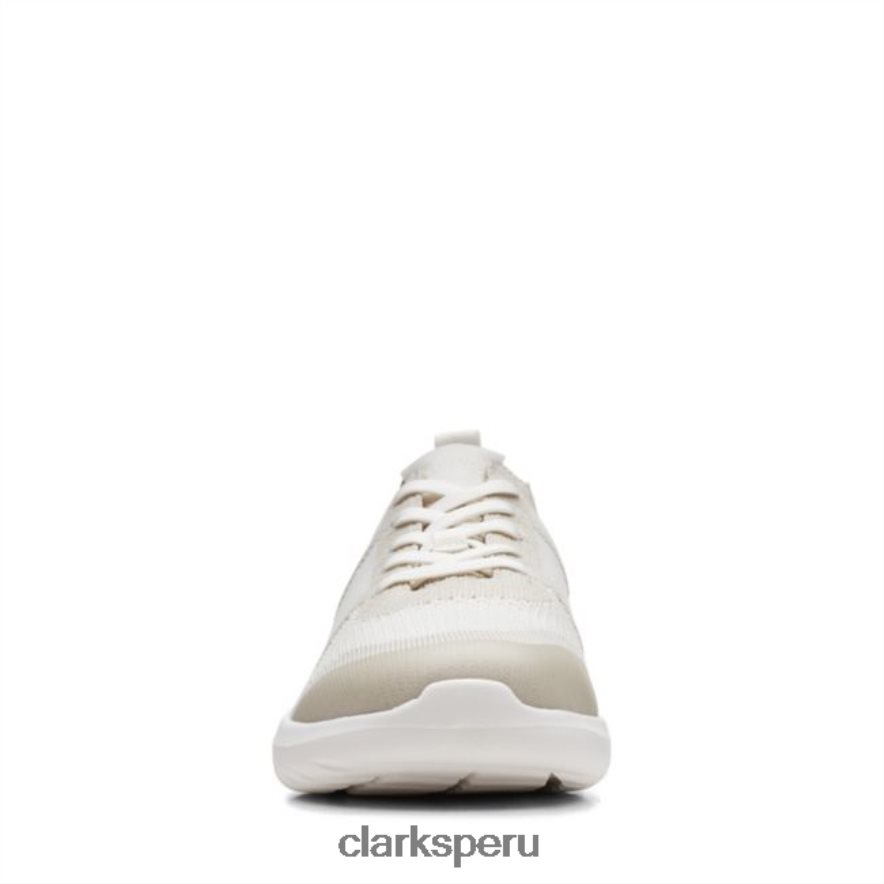 nova lite encaje punto blanco clarks de punto blanco unisexo Clarks 40N4LX5166 punto blanco