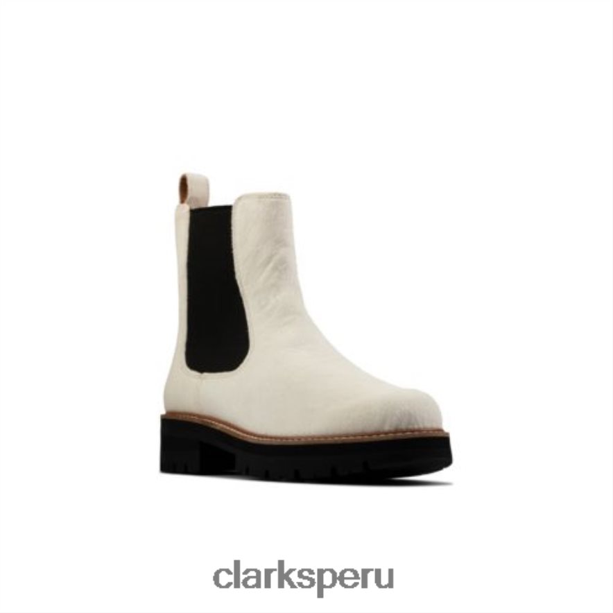 orianna top white interest clarks unisexo Clarks 40N4LX4198 interés blanco