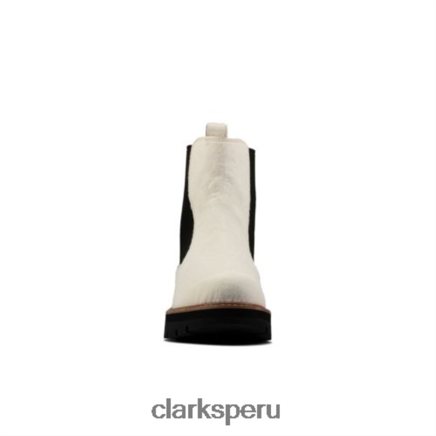 orianna top white interest clarks unisexo Clarks 40N4LX4198 interés blanco