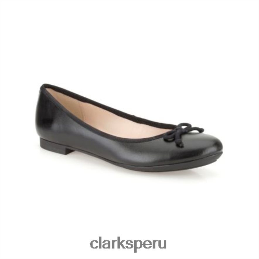 paseo en carrusel clarks de cuero negro unisexo Clarks 40N4LX4083 cuero negro