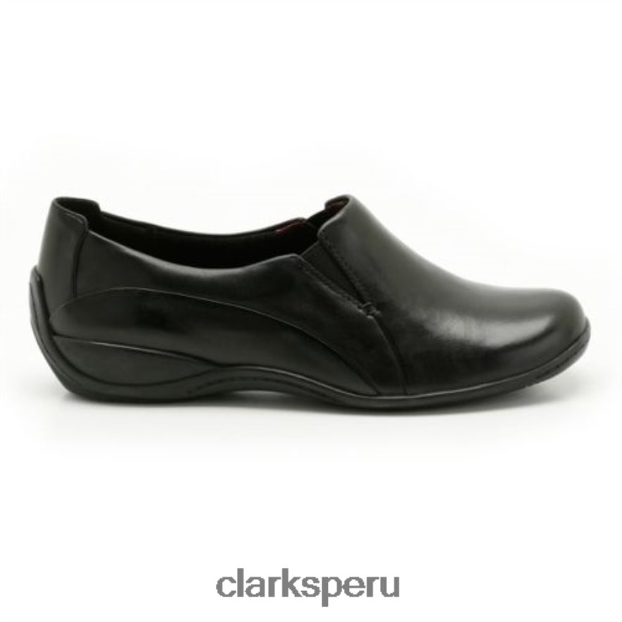 pastel de café clarks cuero negro unisexo Clarks 40N4LX4077 cuero negro