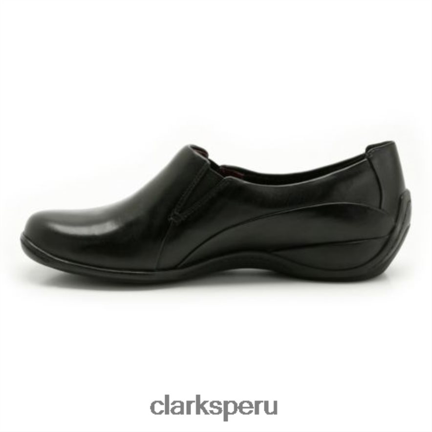 pastel de café clarks cuero negro unisexo Clarks 40N4LX4077 cuero negro