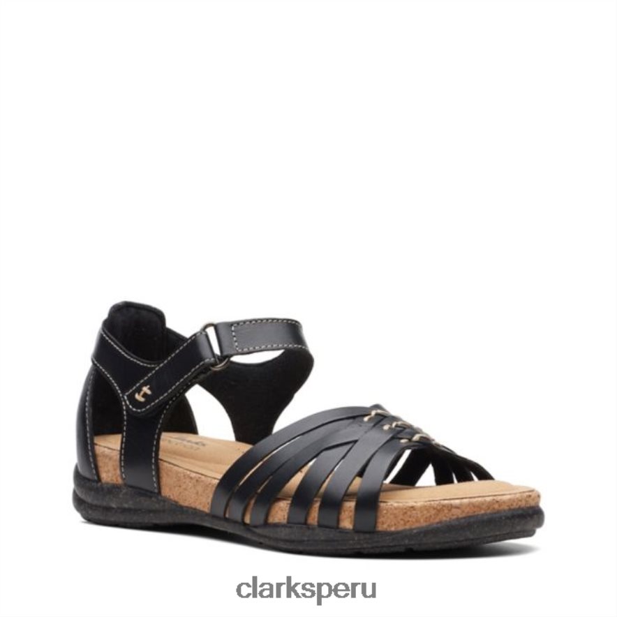 roseville cove cuero negro clarks cuero negro unisexo Clarks 40N4LX6549 cuero negro