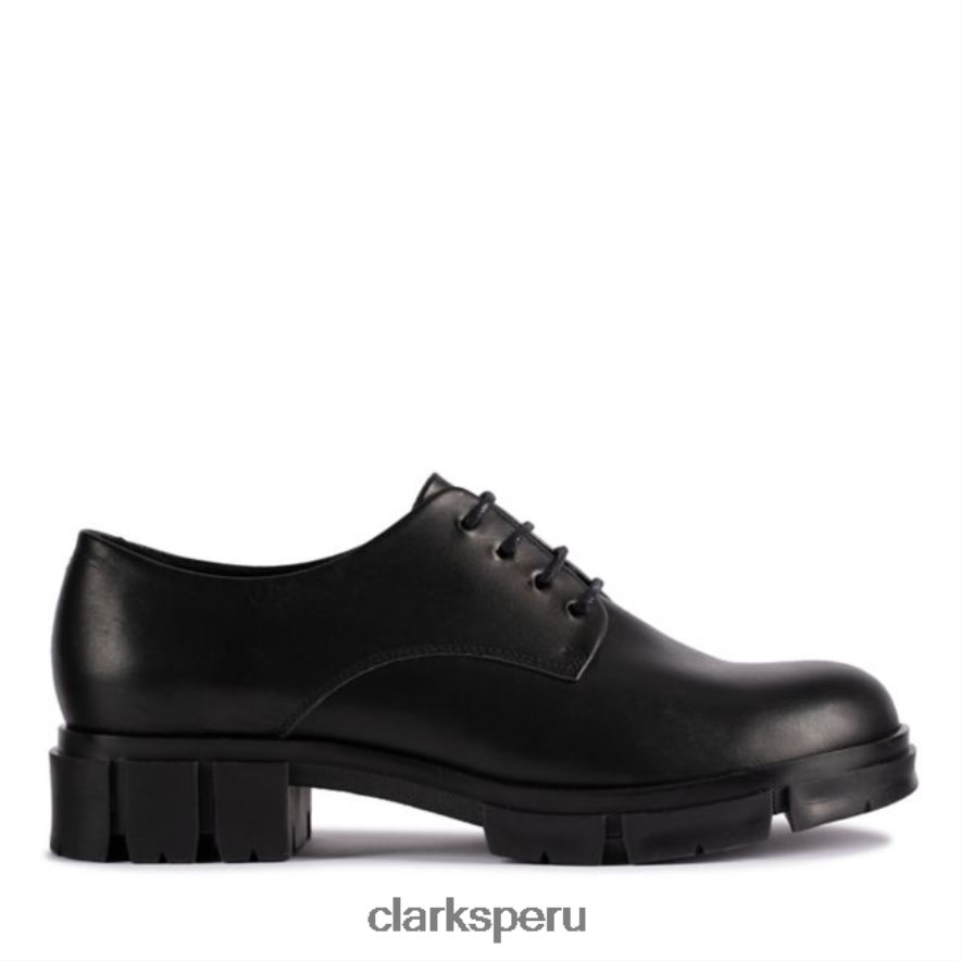 teala encaje cuero negro clarks cuero negro unisexo Clarks 40N4LX5111 cuero negro