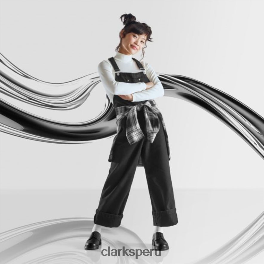 teala encaje cuero negro clarks cuero negro unisexo Clarks 40N4LX5111 cuero negro