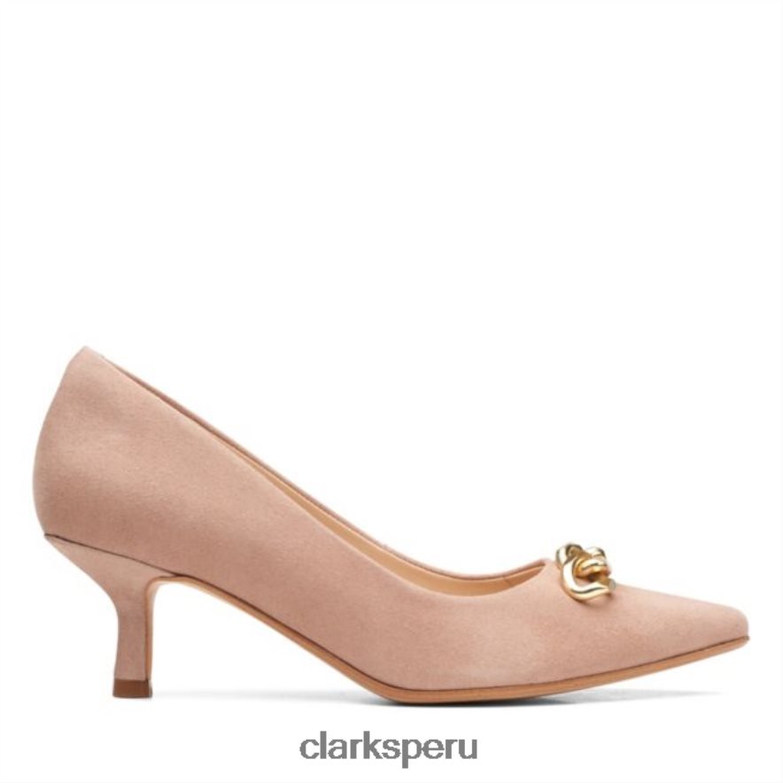 violeta 55 ribete praline ante clarks praline ante unisexo Clarks 40N4LX5117 ante praliné