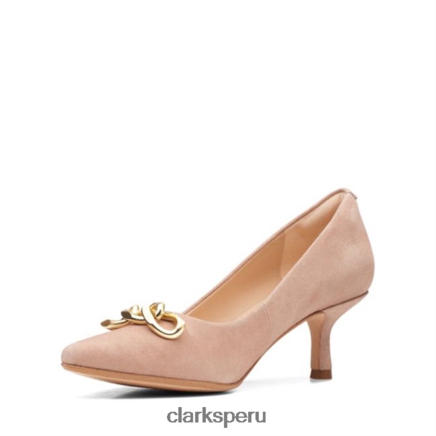 violeta 55 ribete praline ante clarks praline ante unisexo Clarks 40N4LX5117 ante praliné