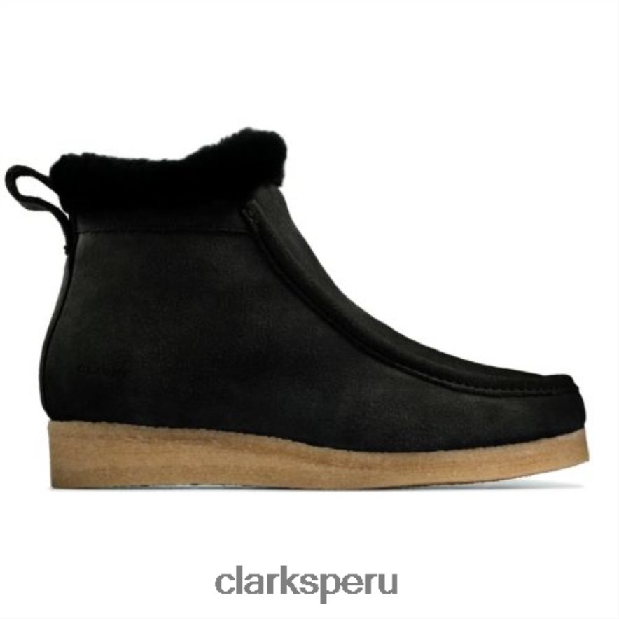 wallabee frost clarks negro sde unisexo Clarks 40N4LX4165 negro