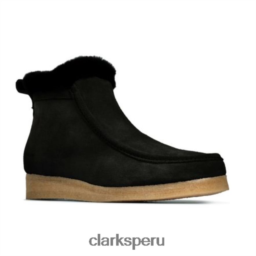 wallabee frost clarks negro sde unisexo Clarks 40N4LX4165 negro