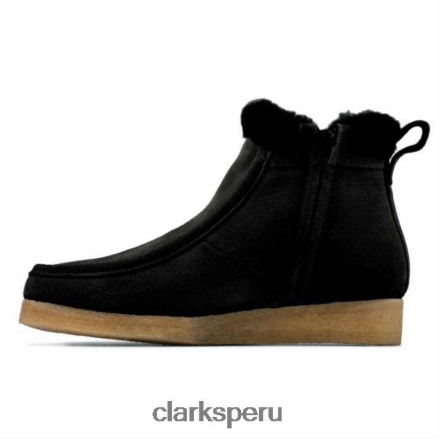 wallabee frost clarks negro sde unisexo Clarks 40N4LX4165 negro