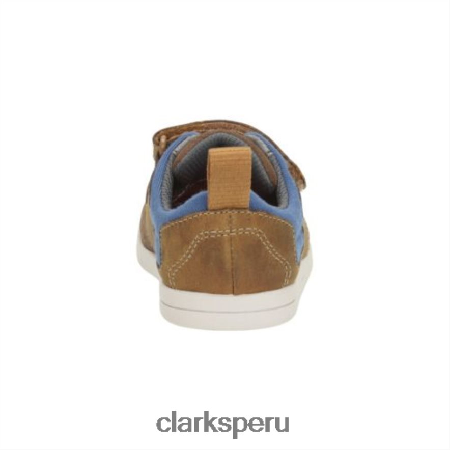Clarks Crazy Jay FST F Fit cuero tostado unisexo Clarks 40N4LX5002 cuero marrón