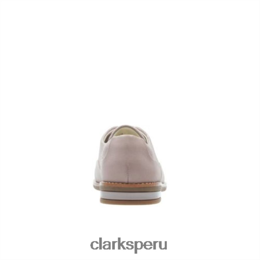 Clarks Drew Wow Jnr F Fit rosa combinado unisexo Clarks 40N4LX4746 combinación rosa