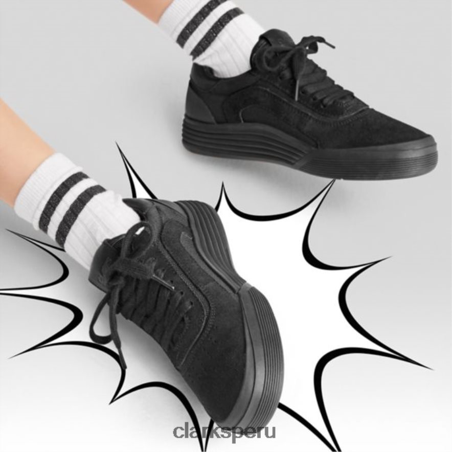 ante negro clarks cica juvenil ante negro unisexo Clarks 40N4LX5915 ante negro