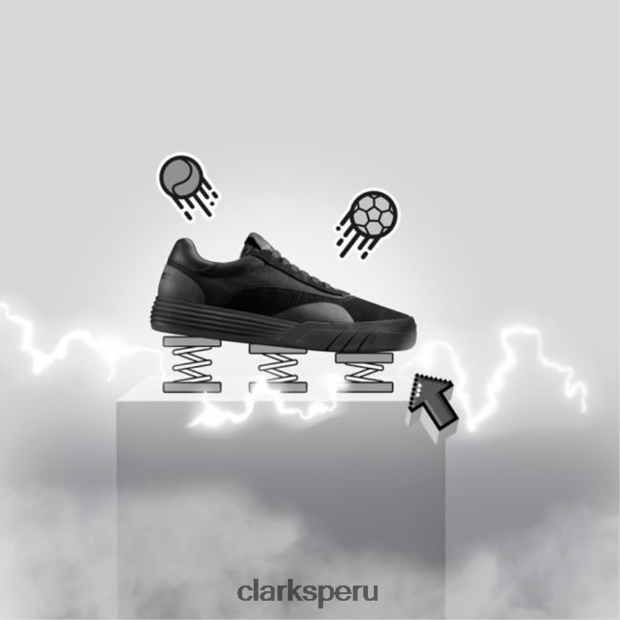 ante negro clarks cica juvenil ante negro unisexo Clarks 40N4LX5915 ante negro