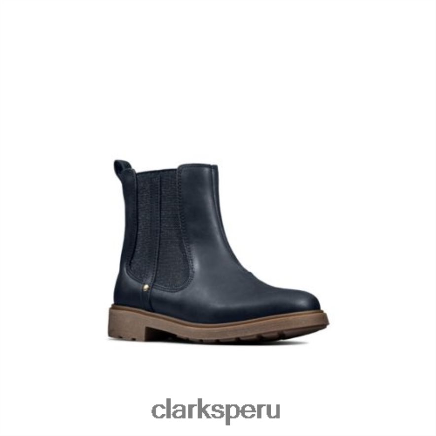 astrol orinf f fit clarks cuero marino unisexo Clarks 40N4LX4565 cuero azul marino