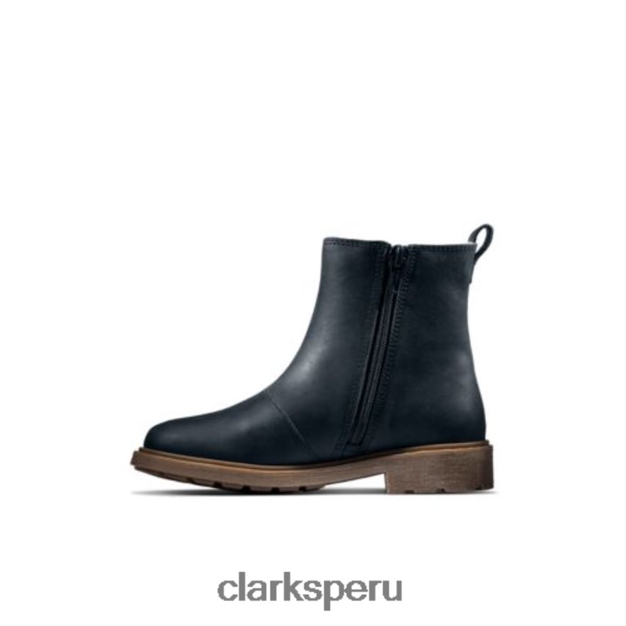 astrol orinf f fit clarks cuero marino unisexo Clarks 40N4LX4565 cuero azul marino