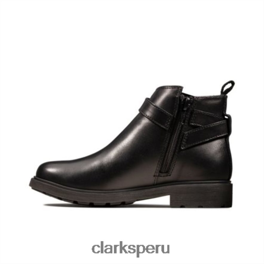 astrol soar inf f fit clarks de cuero negro unisexo Clarks 40N4LX4582 cuero negro