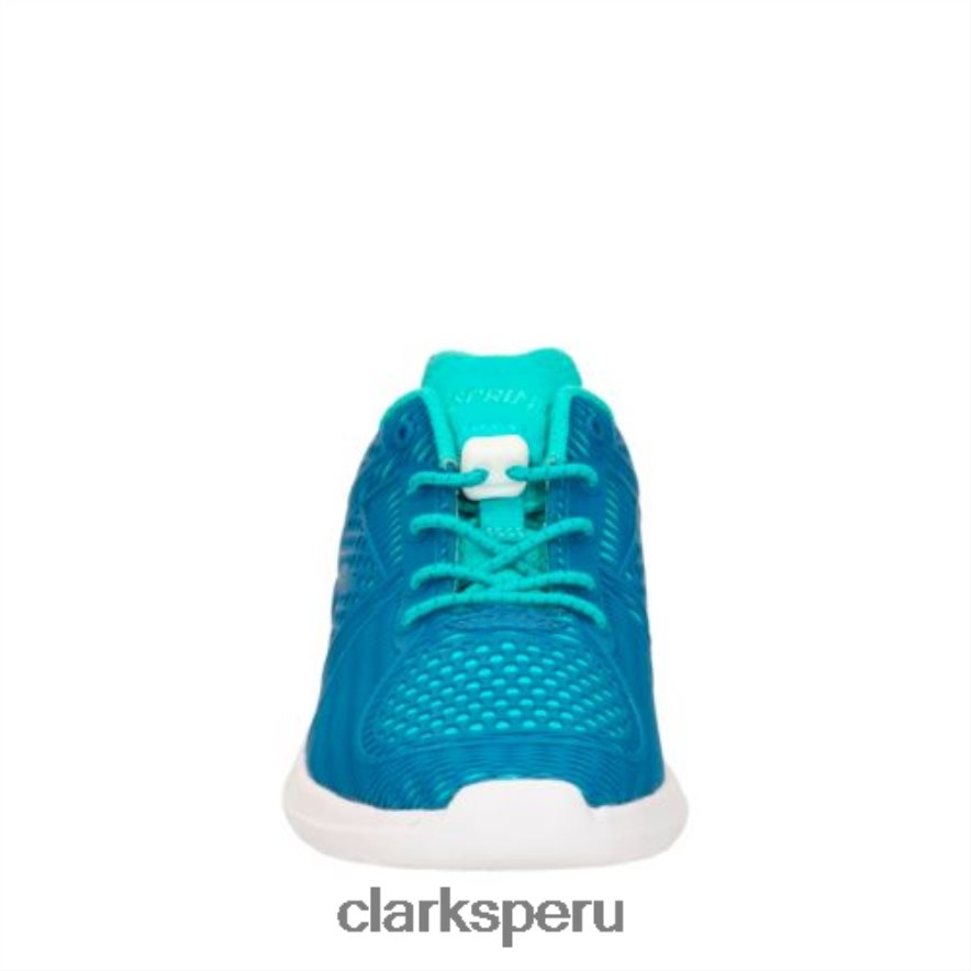 azul sprint wild jnr- f fit clarks unisexo Clarks 40N4LX4716 azul