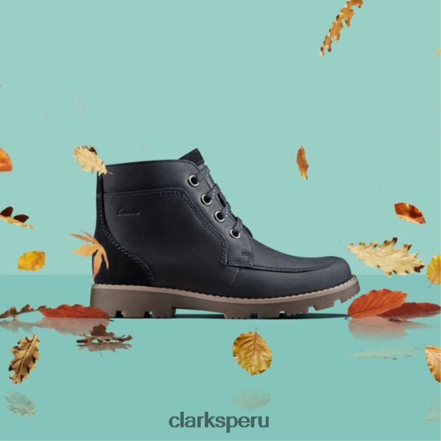 brezo encaje niño azul marino clarks azul marino unisexo Clarks 40N4LX5933 Armada