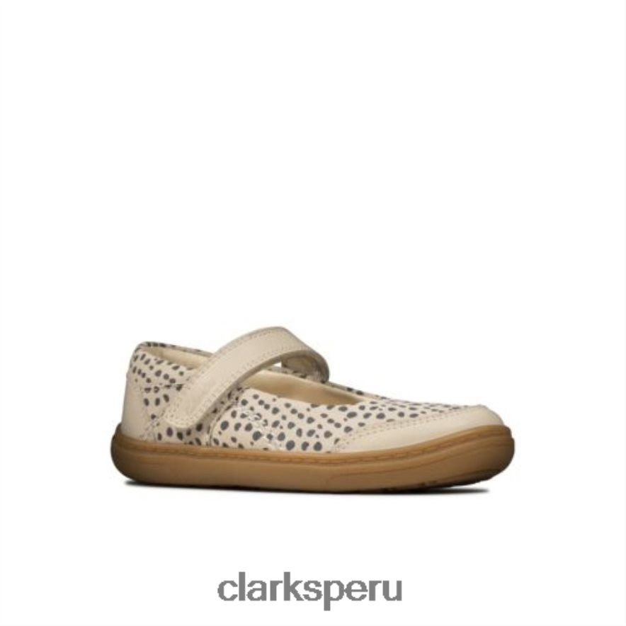 clarks algodón flash stripe inf f fit unisexo Clarks 40N4LX4737 algodón