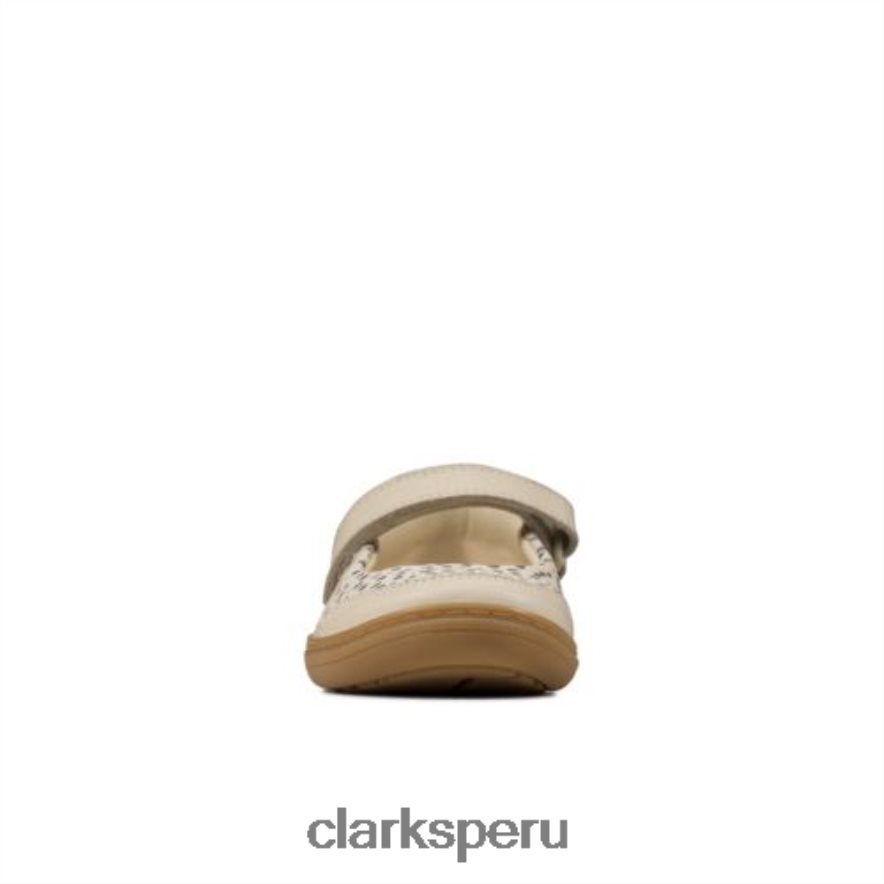 clarks algodón flash stripe inf f fit unisexo Clarks 40N4LX4737 algodón