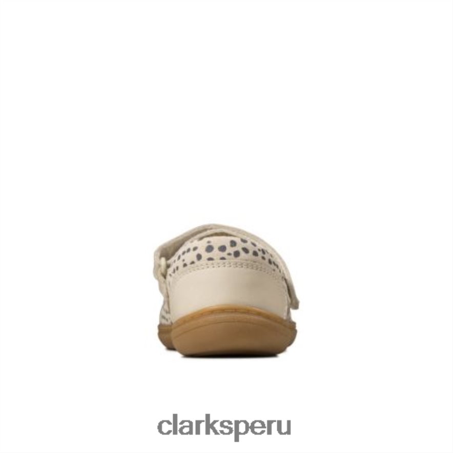 clarks algodón flash stripe inf f fit unisexo Clarks 40N4LX4737 algodón