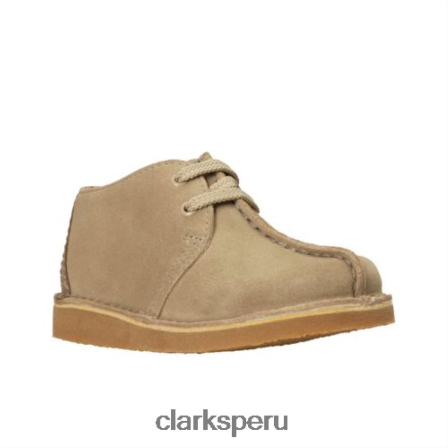 clarks ante arena desierto trek jnr g fit unisexo Clarks 40N4LX4980 gamuza arena