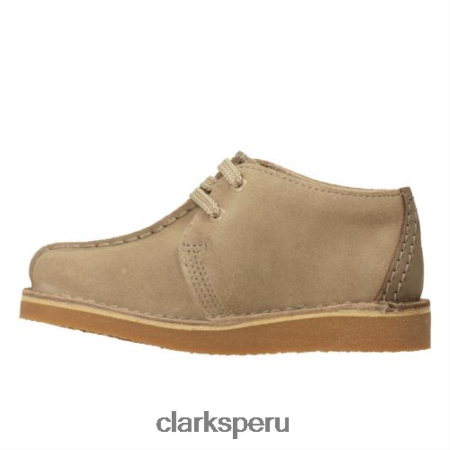 clarks ante arena desierto trek jnr g fit unisexo Clarks 40N4LX4980 gamuza arena