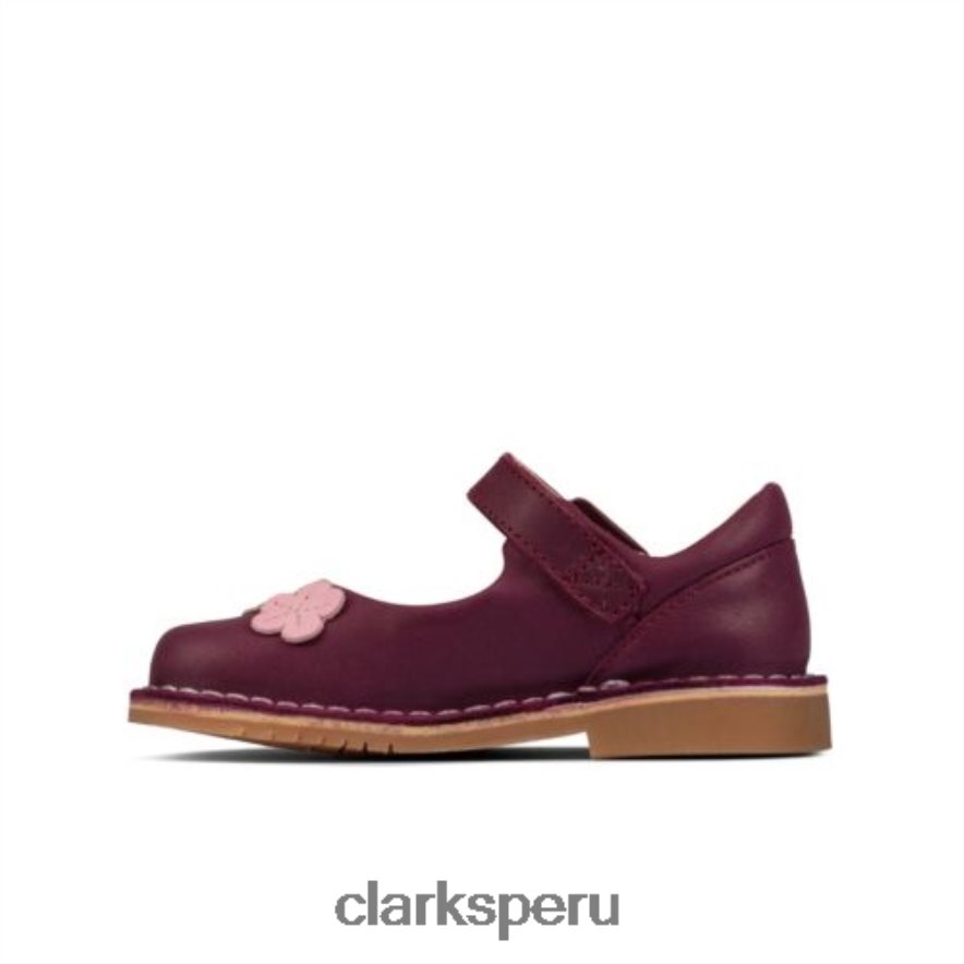 clarks berry cuero comet gem inf f fit unisexo Clarks 40N4LX4705 cuero de baya
