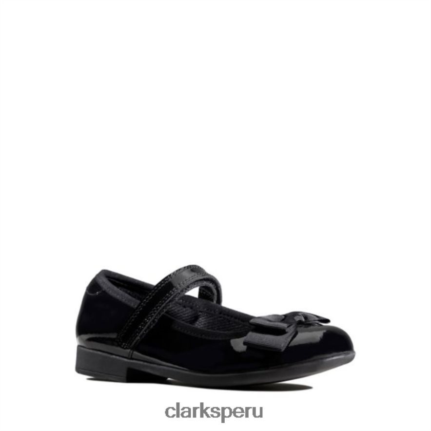 clarks charol negro scala tap kid charol negro unisexo Clarks 40N4LX5841 charol negro