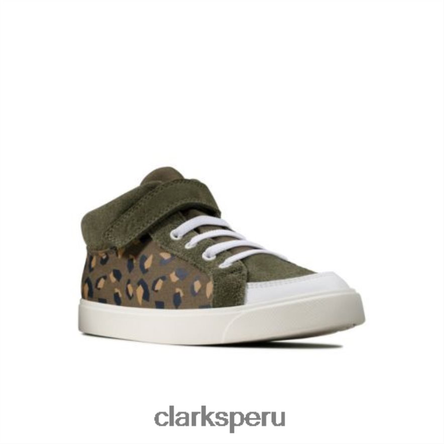 clarks city hop inf g fit camuflaje oliva unisexo Clarks 40N4LX4794 camuflaje oliva