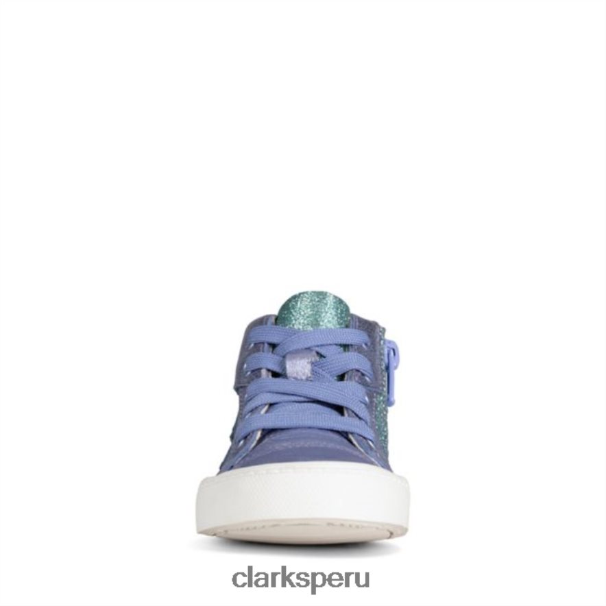 clarks city mito niño cuero lila cuero lila unisexo Clarks 40N4LX5770 cuero lila