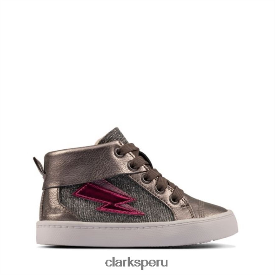 clarks city mito niño peltre cuero peltre cuero unisexo Clarks 40N4LX5762 cuero peltre