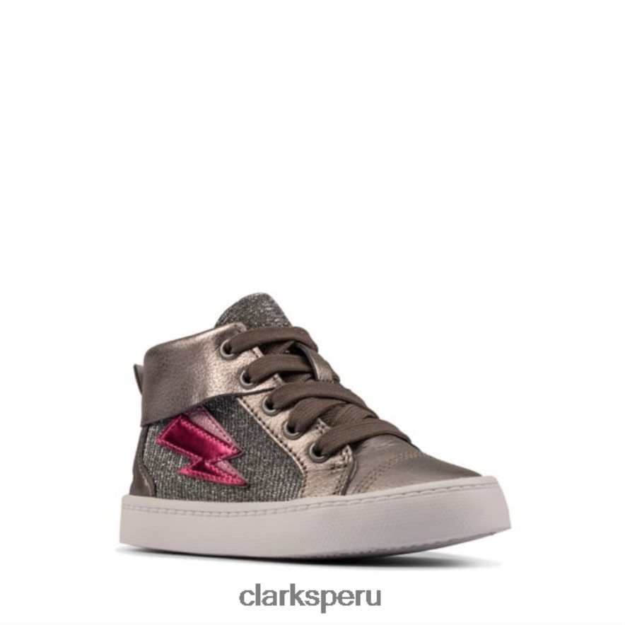 clarks city mito niño peltre cuero peltre cuero unisexo Clarks 40N4LX5762 cuero peltre