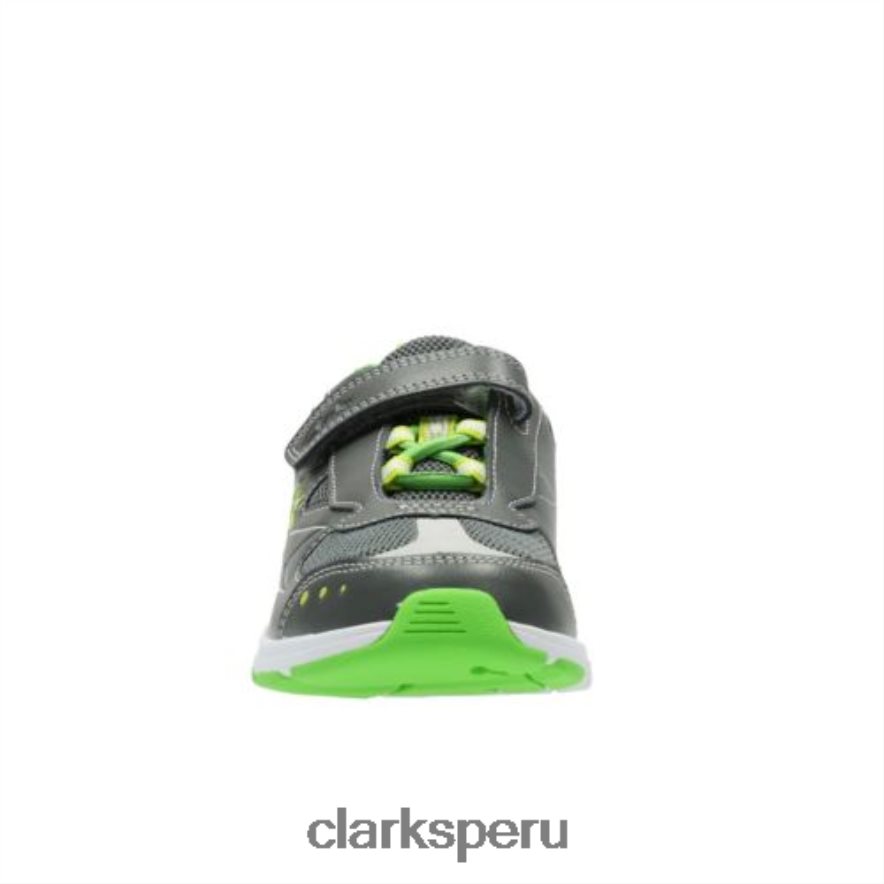 clarks clarks reflectpop jnr f fit grises unisexo Clarks 40N4LX5011 gris