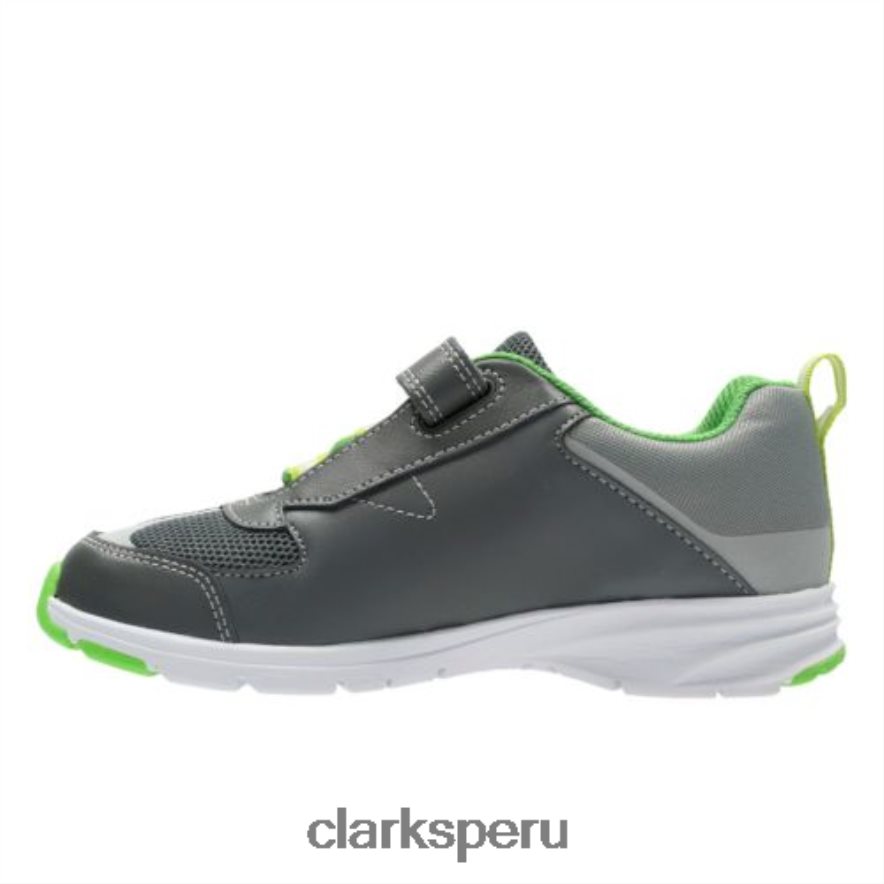 clarks clarks reflectpop jnr f fit grises unisexo Clarks 40N4LX5011 gris