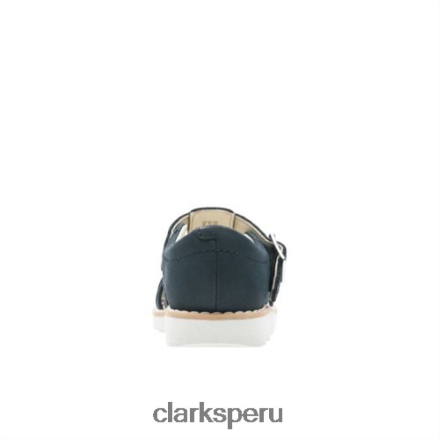 clarks corona de cuero azul marino inf g fit unisexo Clarks 40N4LX4867 cuero azul marino