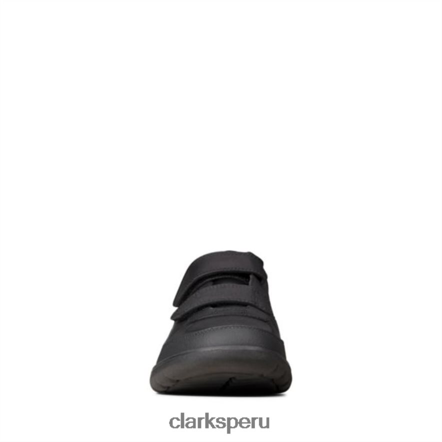 clarks cuero negro scape flare juvenil cuero negro unisexo Clarks 40N4LX5833 cuero negro
