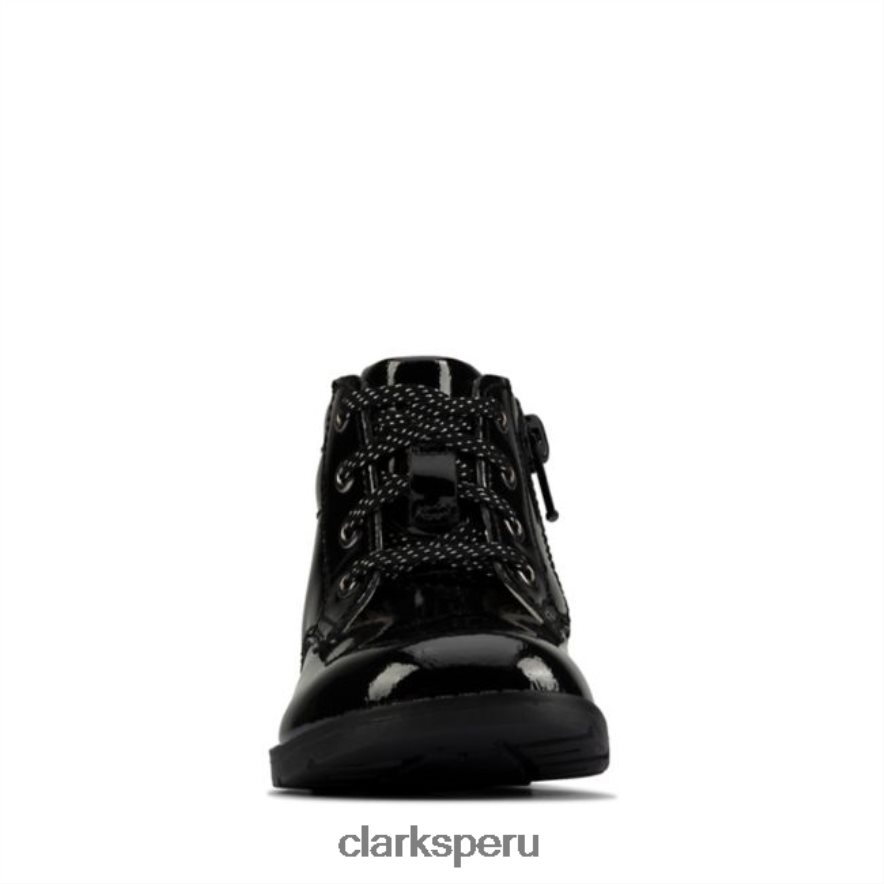 clarks dabi lace niño charol negro charol negro unisexo Clarks 40N4LX5778 charol negro