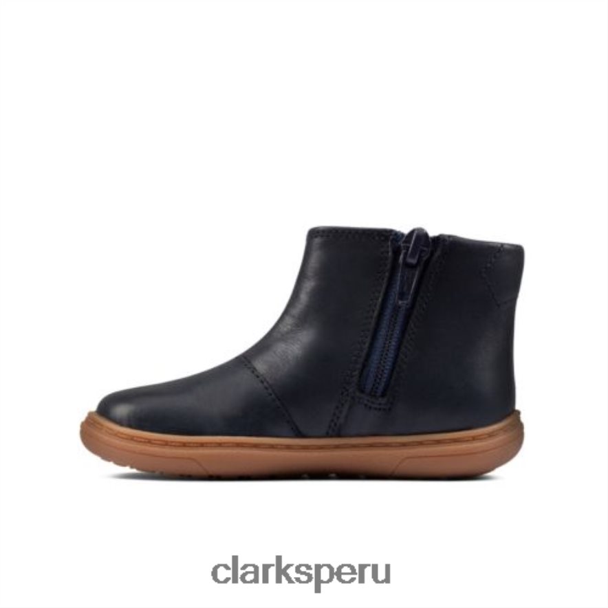 clarks de cuero azul marino flash sea fst f fit unisexo Clarks 40N4LX4787 cuero azul marino