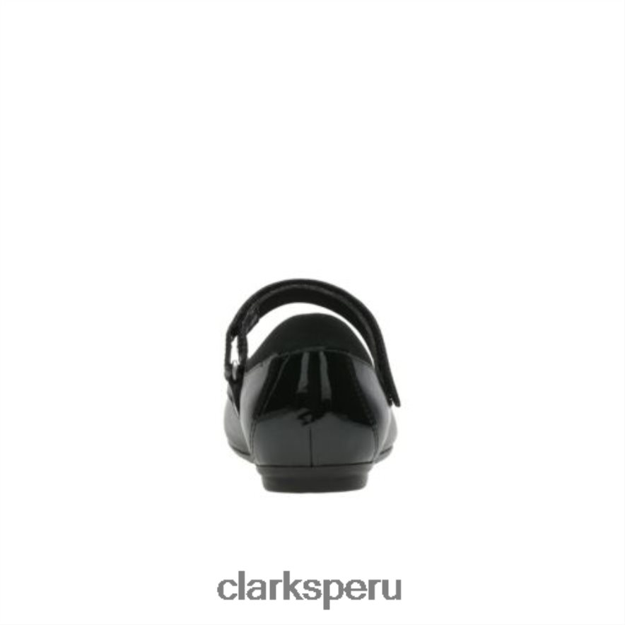 clarks de cuero negro tizz talk jnr g fit unisexo Clarks 40N4LX4744 cuero negro