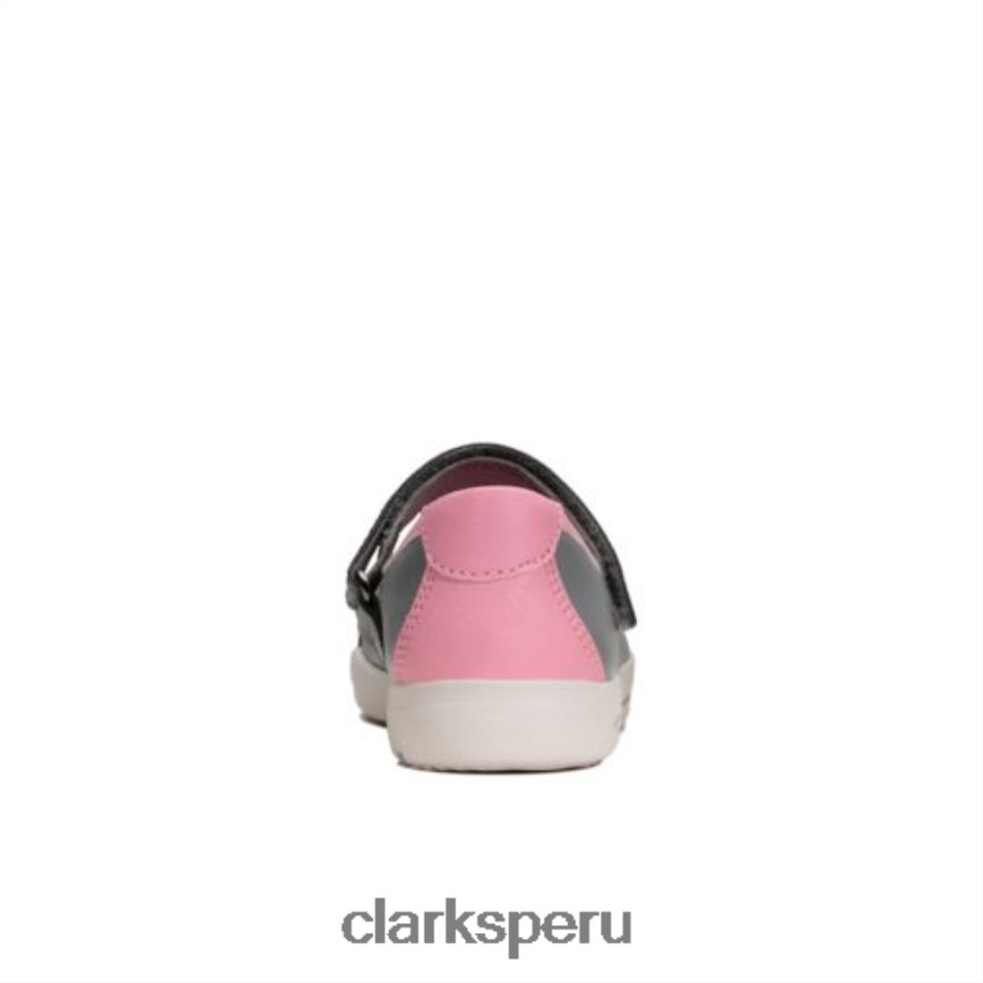 clarks emery halo jnr g fit gris unisexo Clarks 40N4LX4738 gris