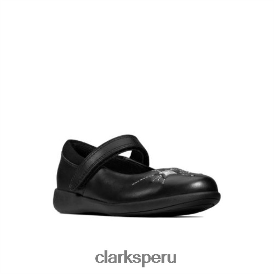 clarks etch spark inf g fit cuero negro unisexo Clarks 40N4LX4682 cuero negro