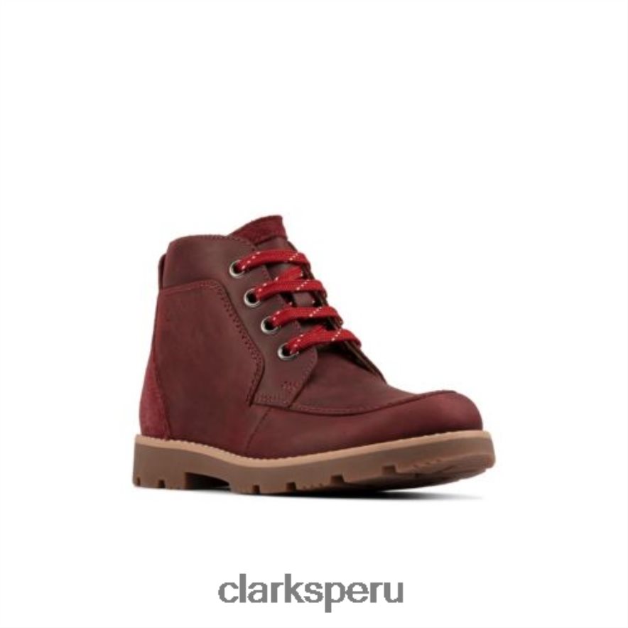 clarks merlot heath lace inf g fit unisexo Clarks 40N4LX4788 merlot